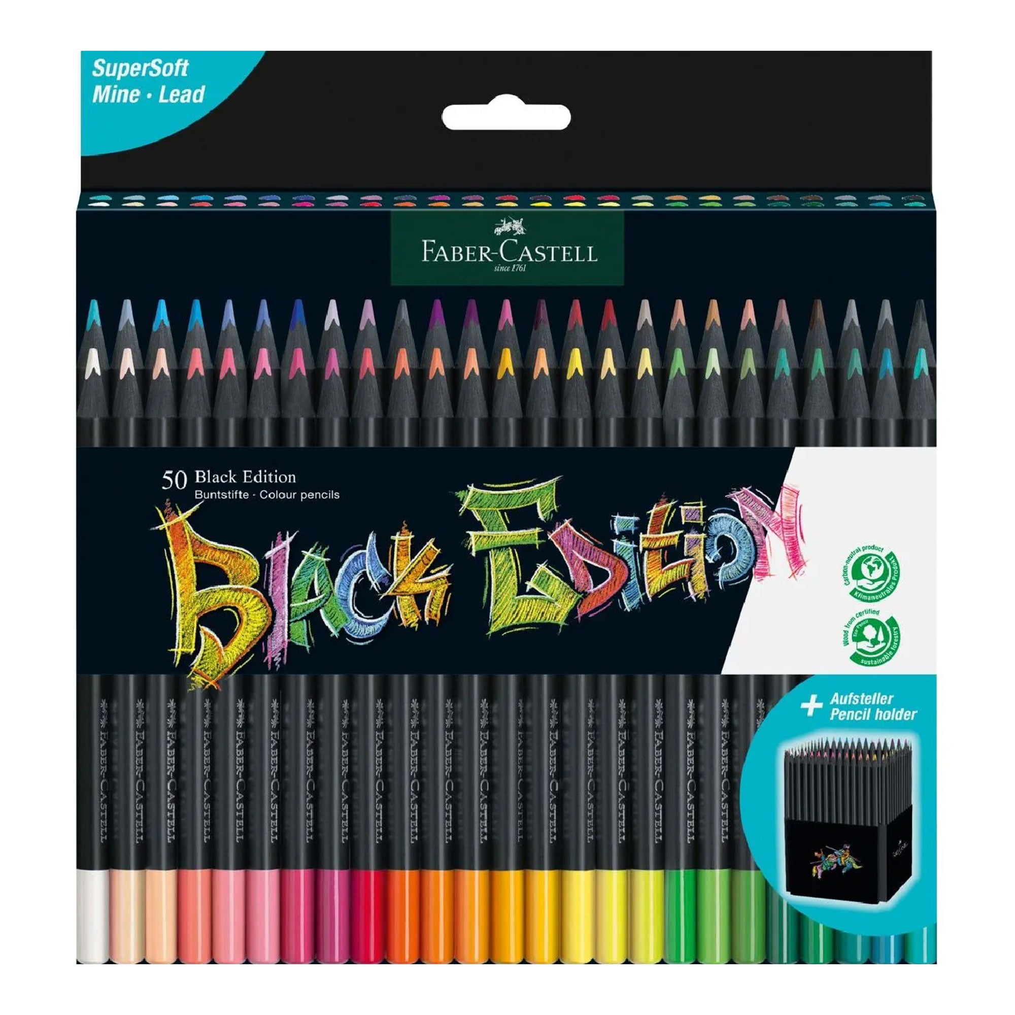 Crayons de couleur Black edition - Peau (12pcs) - FABER CASTELL