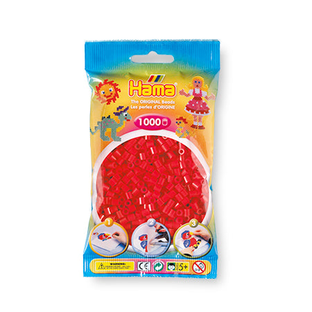 Hama Sachet De 1000 Perles À Repasser Midi 5mm Plastique Rose à Prix  Carrefour