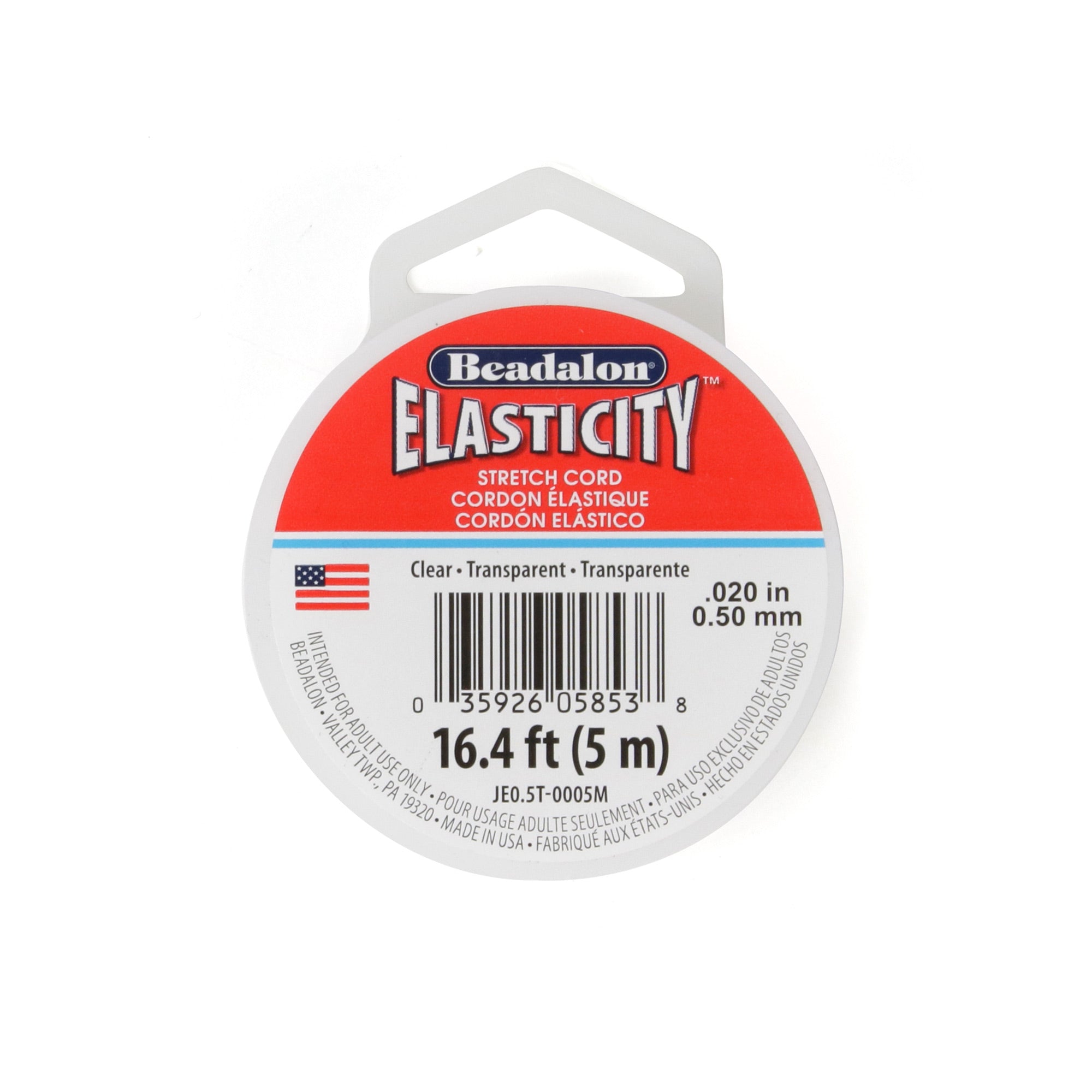 Fil élastique 1 mm Elasticity - Doré rose satiné x25m - Perles & Co