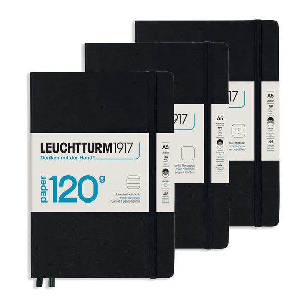 Leuchtturm Bloc-notes Bullet Journal Edition 2, A5, Pois, Noir
