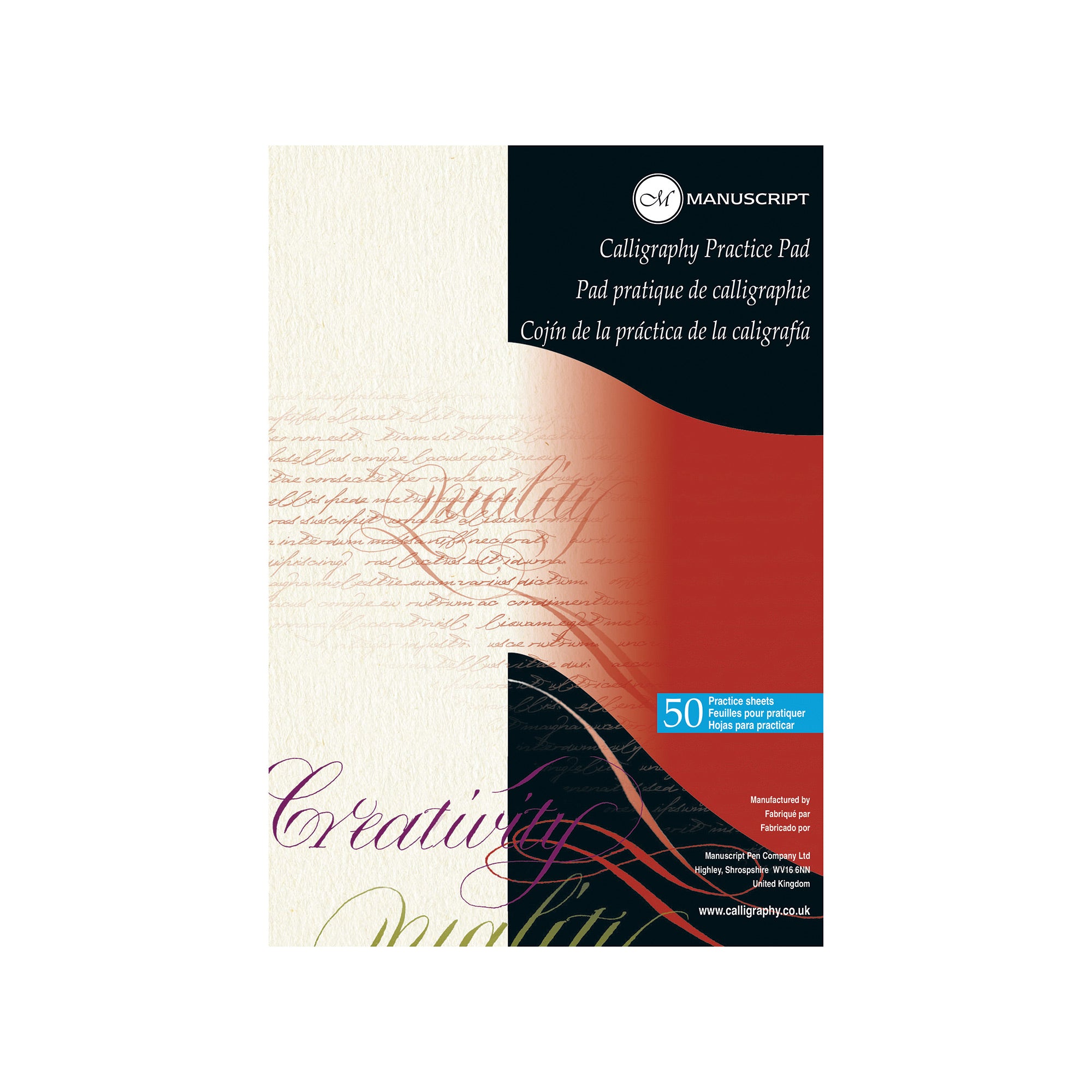 Cahier de calligraphie – script (couleur) – Méli-Mélou
