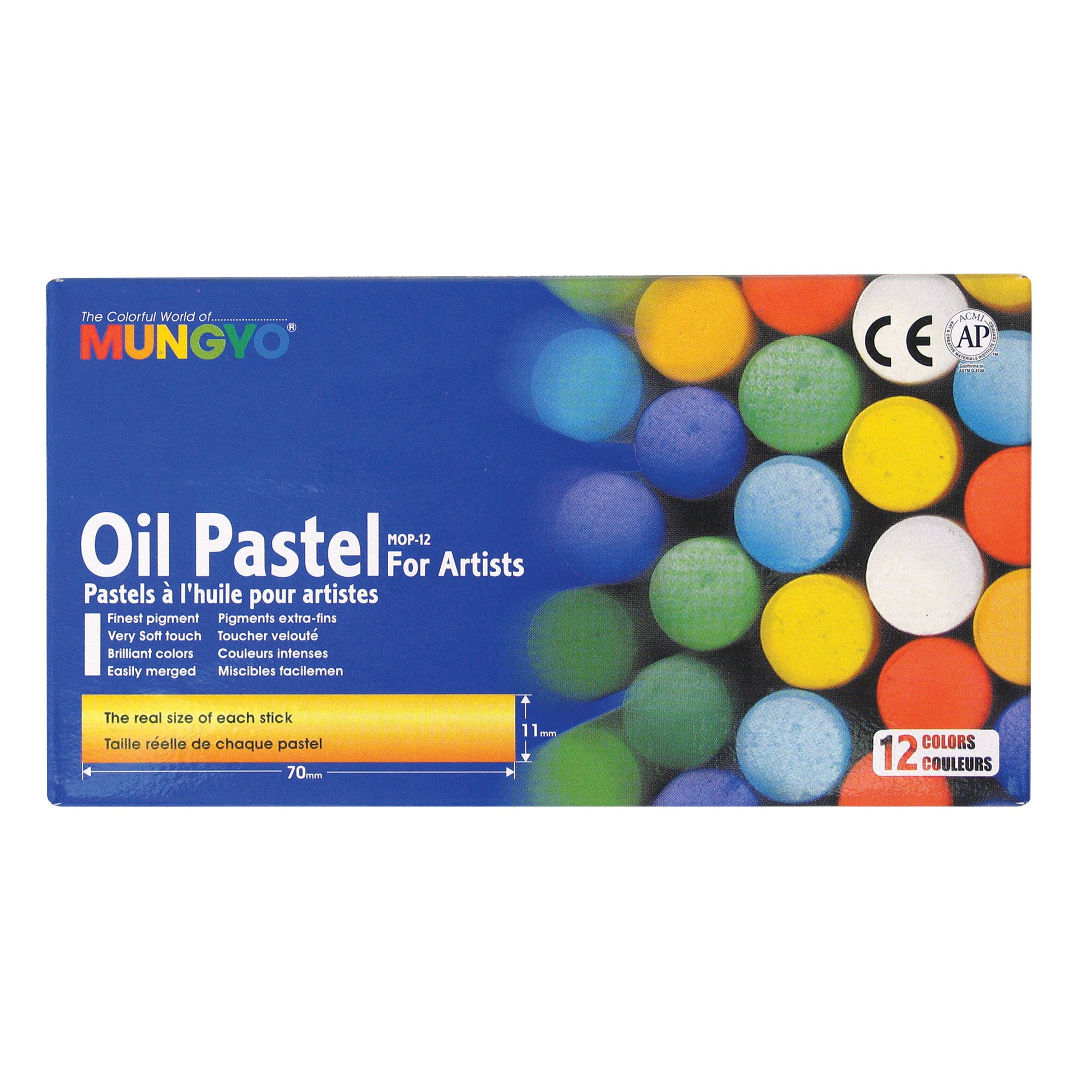 Mungyo Soft Pastel For Artists (Set of 12) – Mona Lisa Artists' Materials