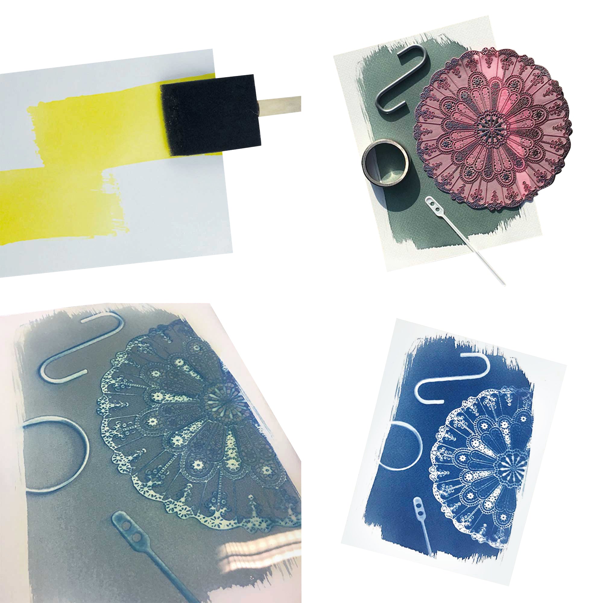 Stamps cyanotype kit - Paperfulshop