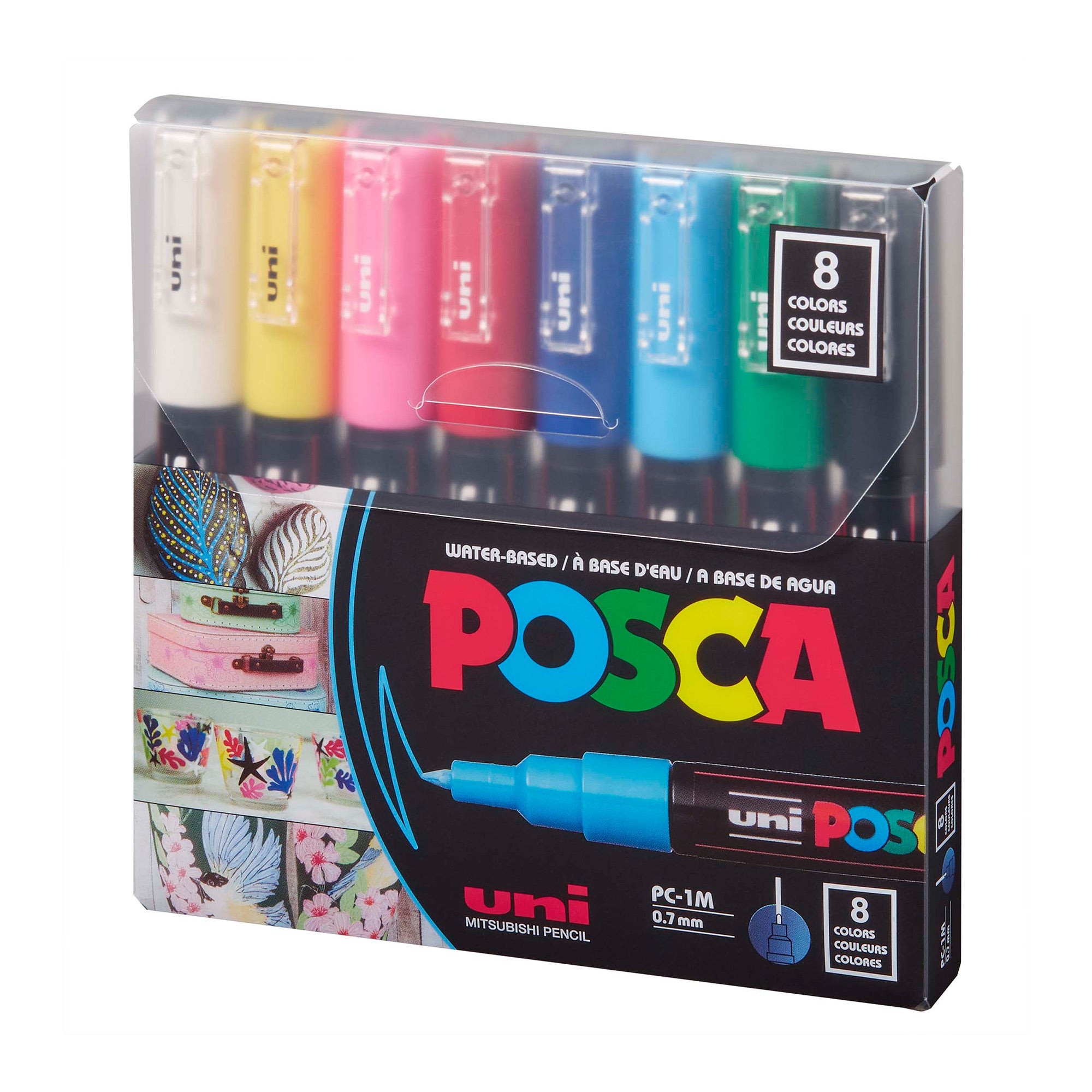 Feutre Posca pointe extra fine 0,7mm PC1M  Le Géant des Beaux-Arts - N°1  de la vente en ligne de matériels pour Artistes