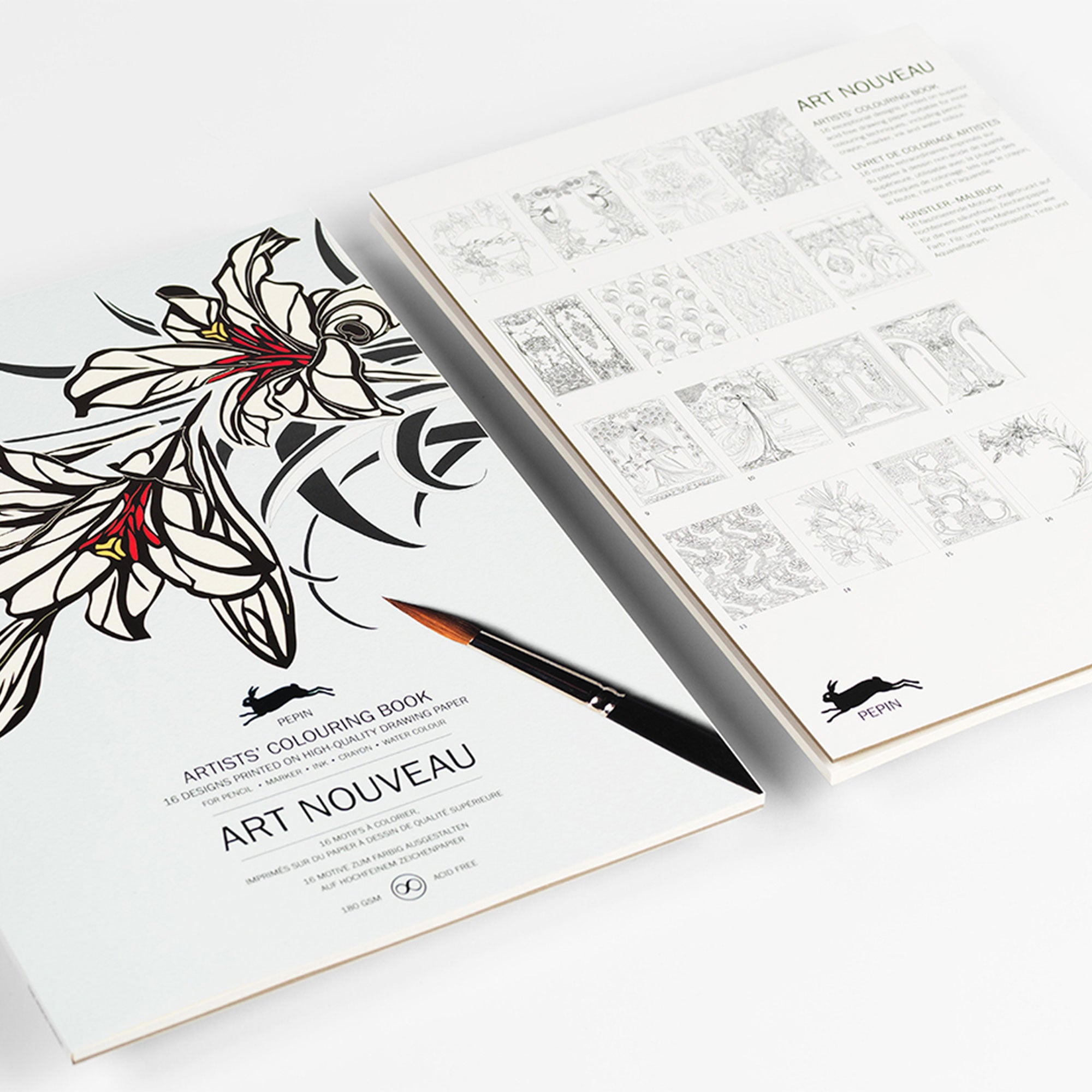 10 Pièces Artiste Adulte Coloriage Calligraphie Journal