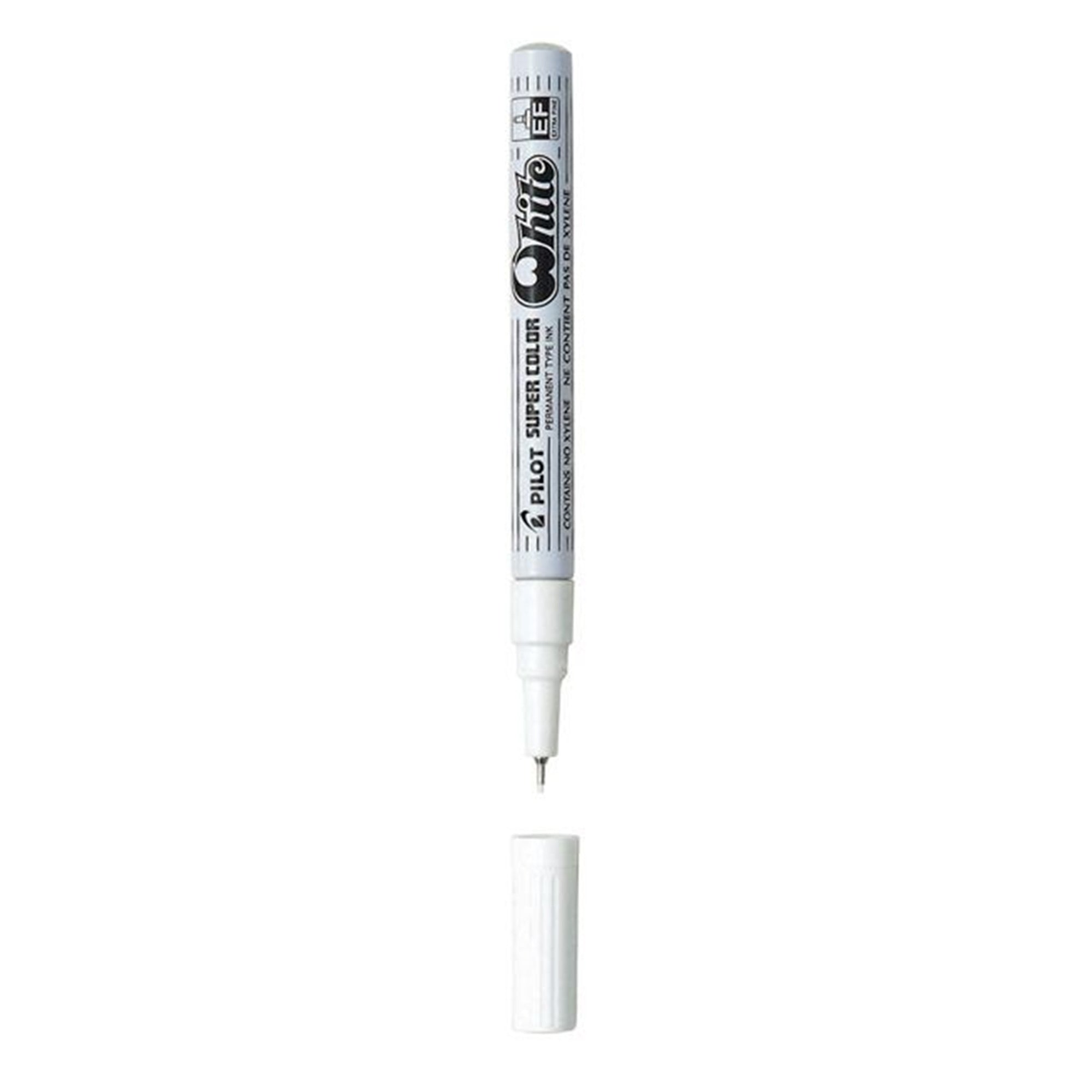 Marqueur Décoratif Blanc - Pointe biseautée 0,6 à 4 mm Pentel SMW26-WO