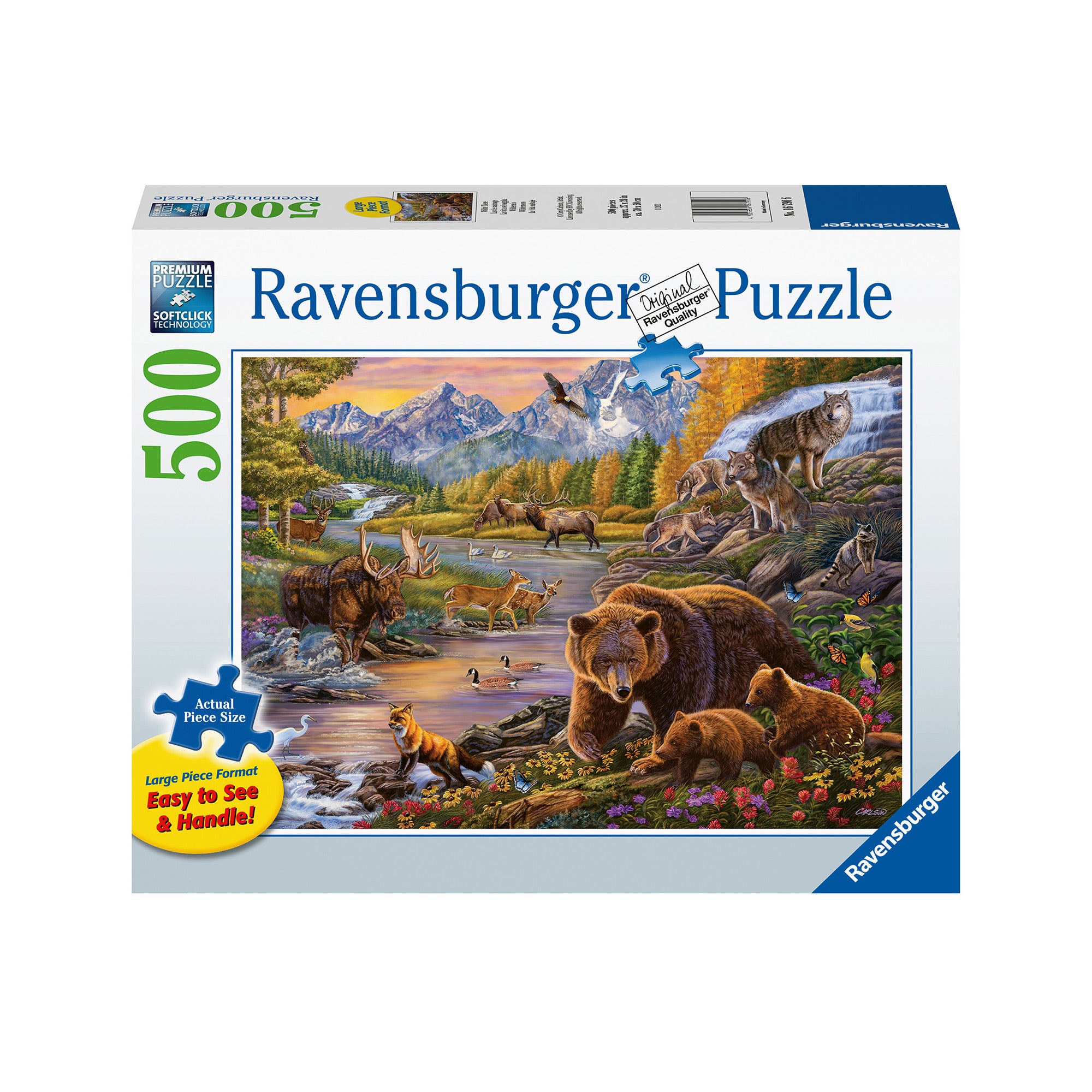 Puzzle 300 pièces XXL : Le monde sauvage - Ravensburger - Rue des Puzzles
