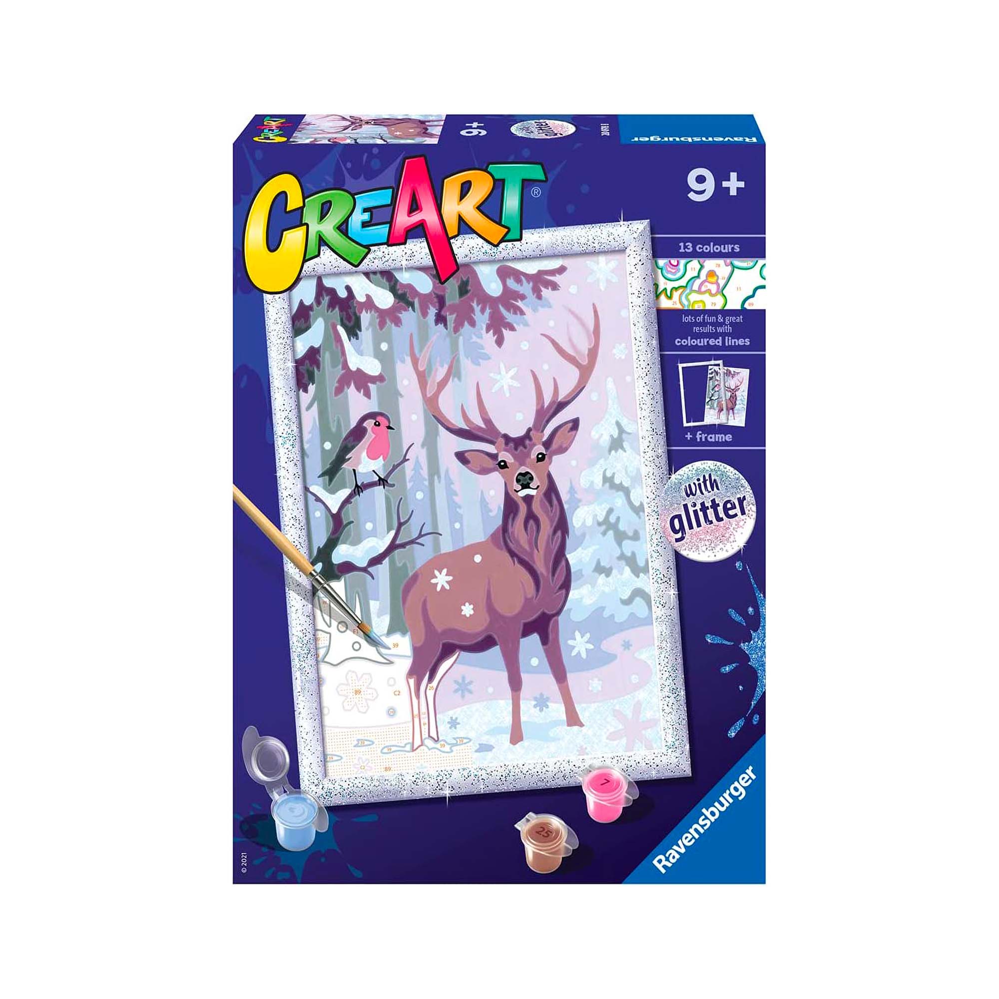 CreArt Kids Paint by Number Kit - No Drama Llama