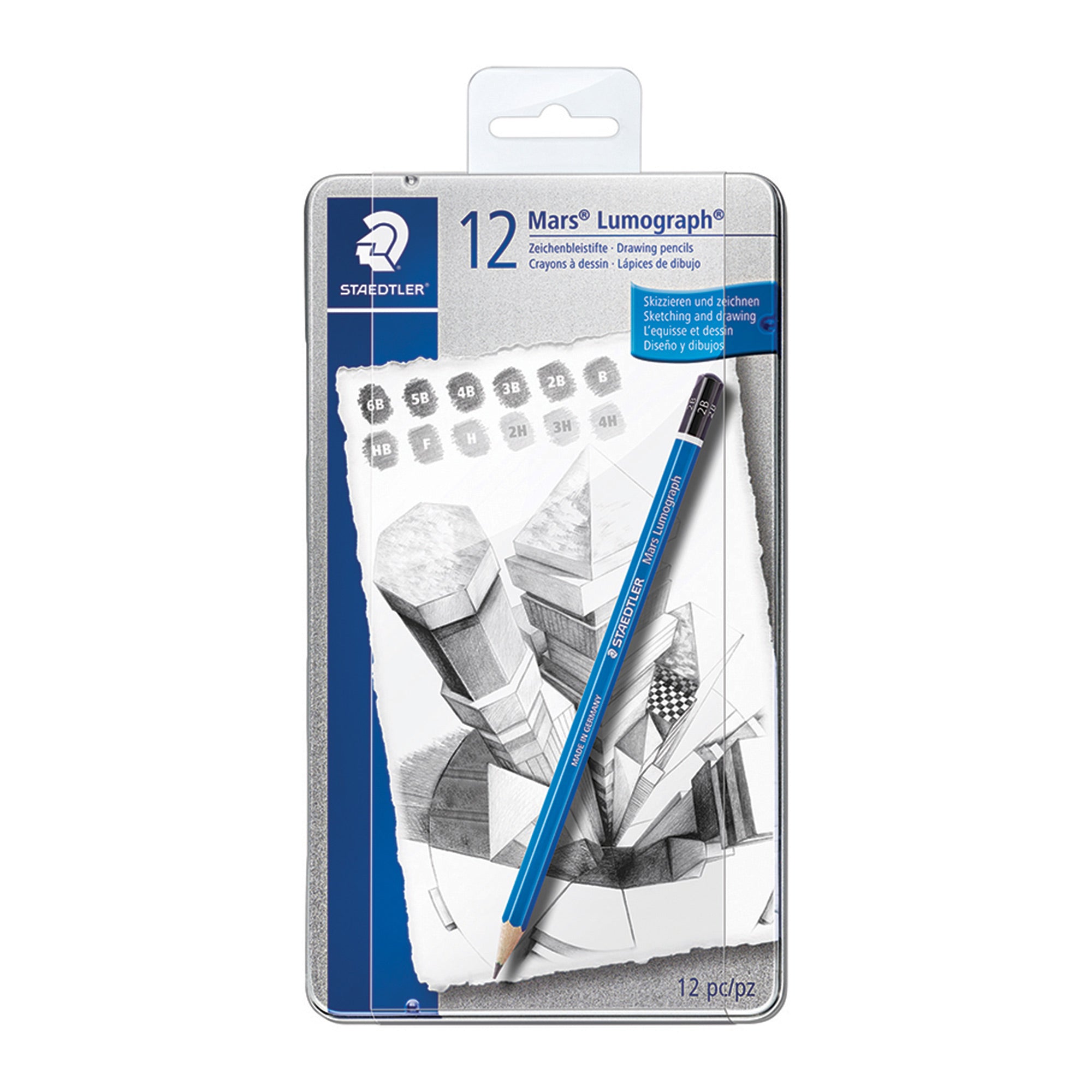 STAEDTLER Crayon porte-mine 780 Mines de 2,0 mm Taille-crayon à mine de  plomb Mars 502 -  France