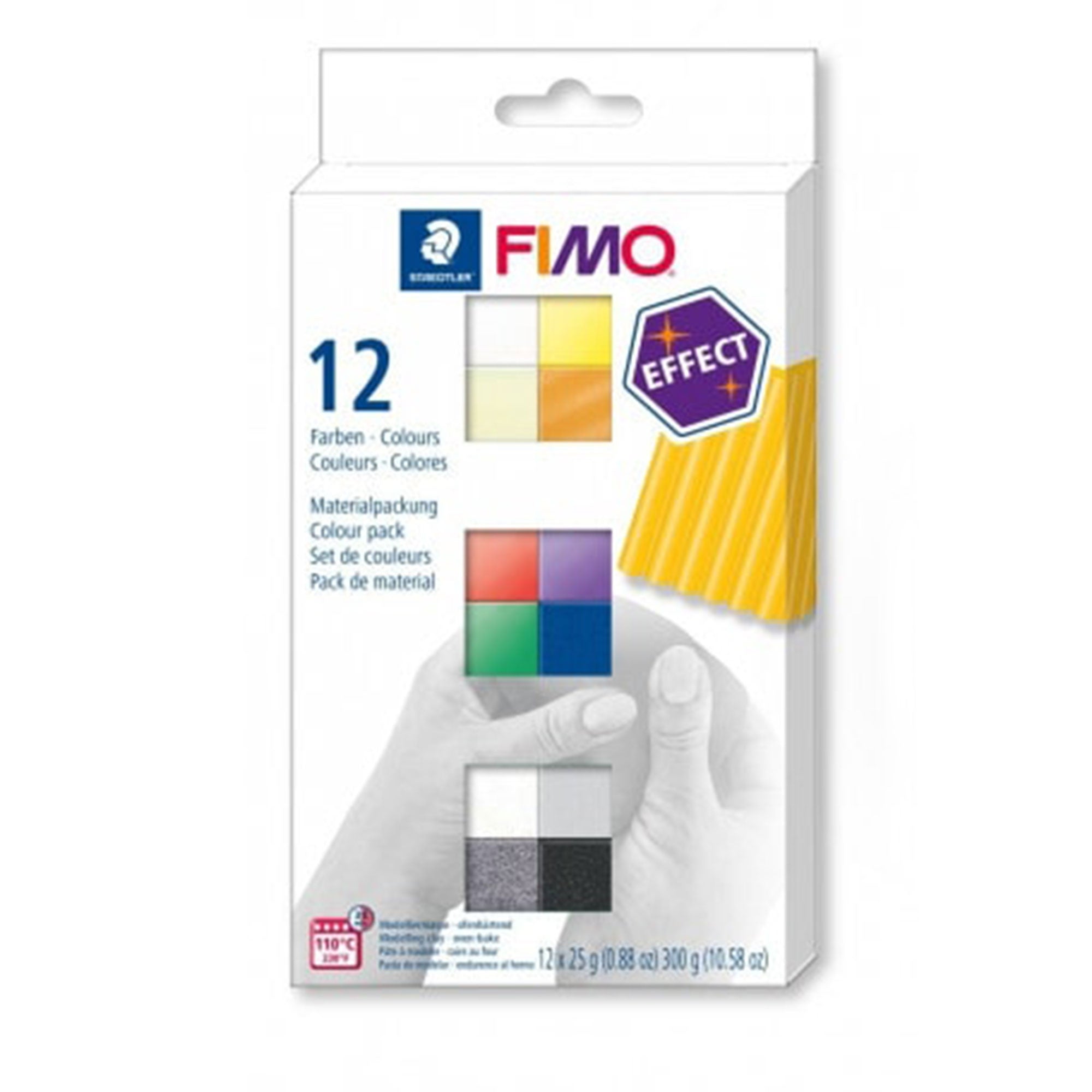 24-Piece FIMO® Soft Polymer Clay Set - Basic Colours