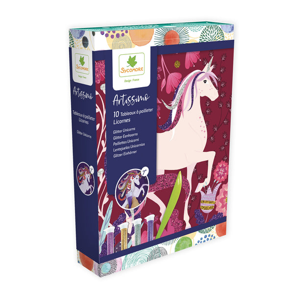 Coffret tableaux à pailletés Licorne Magique - AVENIR- - Cadeau fille