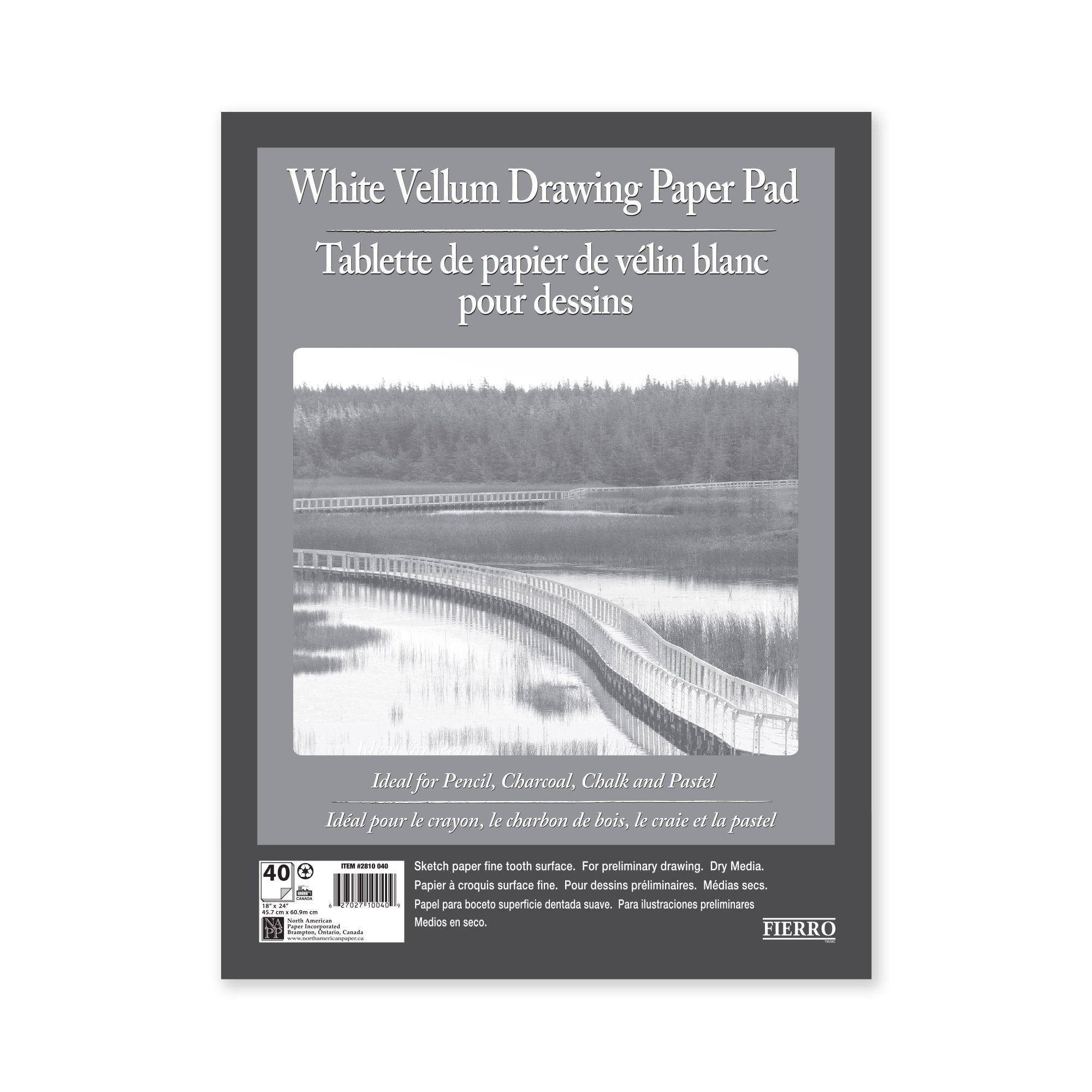 XL Newsprint Pad 18x24 50 Sheets