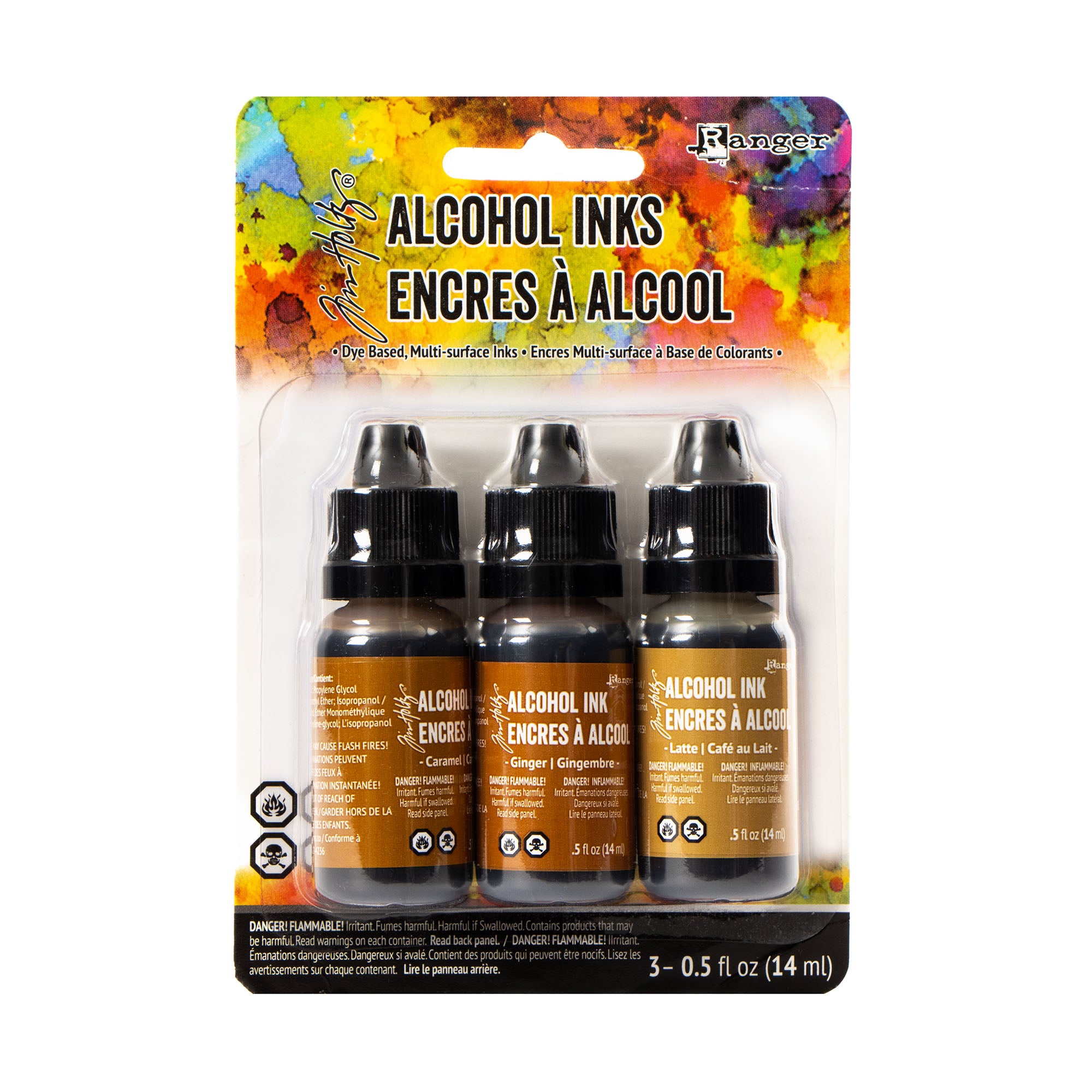 Tim Holtz Alcohol Ink .5oz 3/Pkg-Nature Walk-Wild