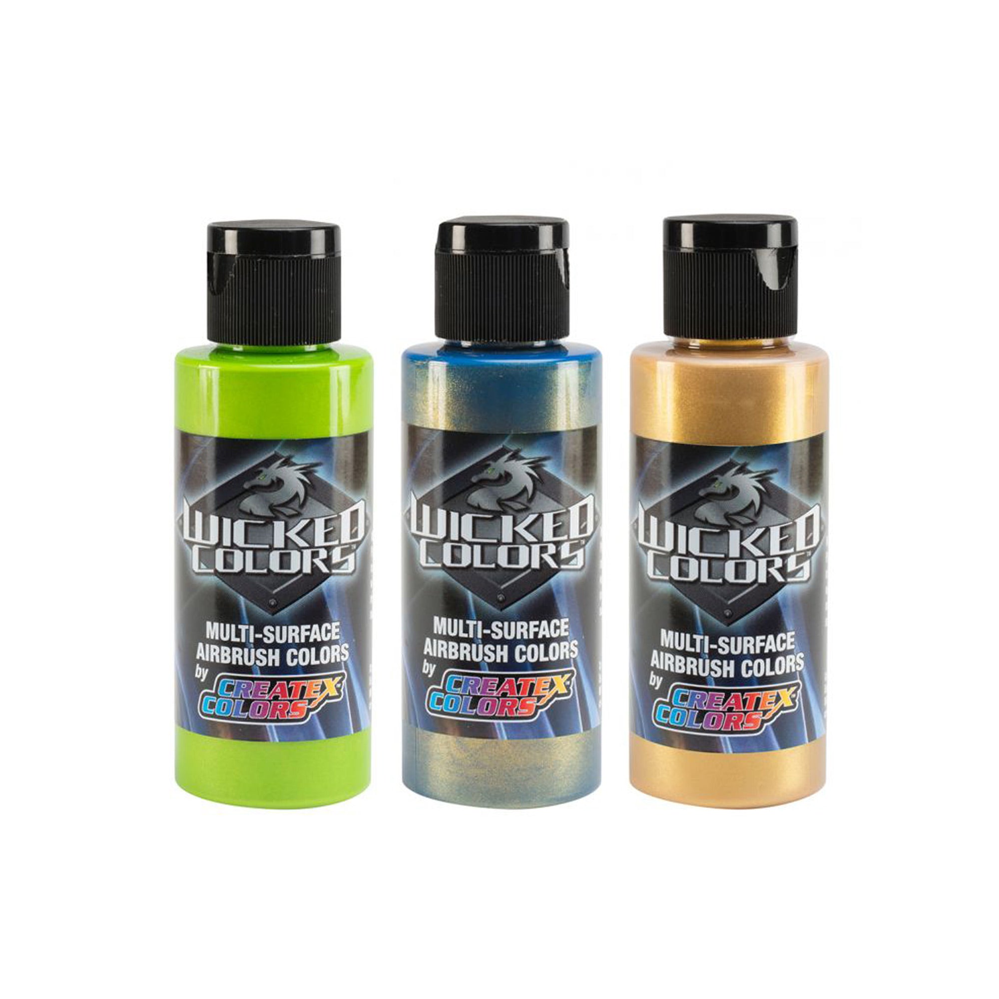 W135-02 Createx Wicked Colors Flair Paint Set 6 x 2oz