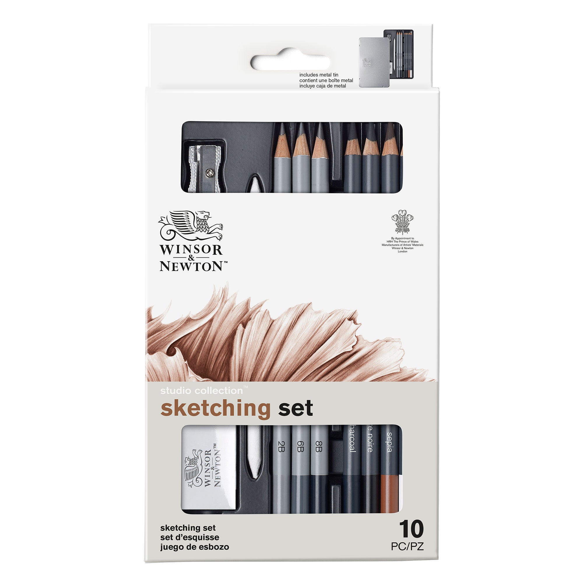 Creative Mark Artists Adjustable Vine Charcoal and Charcoal Pencil Holder  for Charcoal Art -Perfect for Pastels, Charcoal Sticks and Drawing Leads  for Drawing and Sketching - 25 Pack 