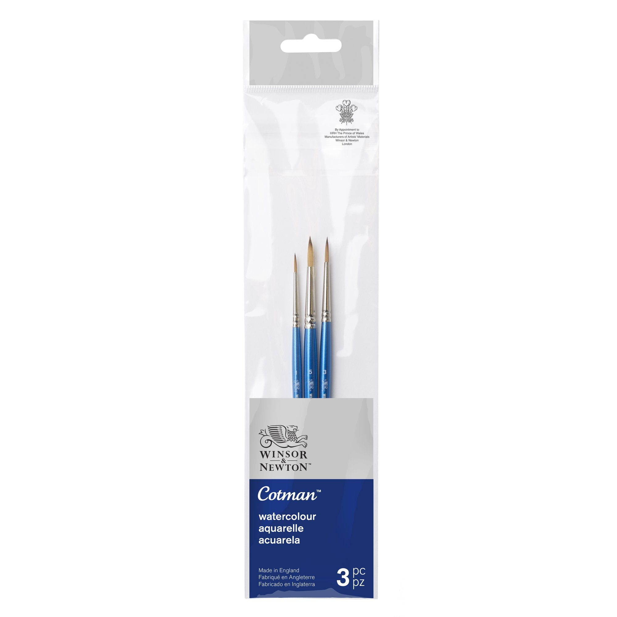Cotman Synthetic Bristled Rigger Paintbrush