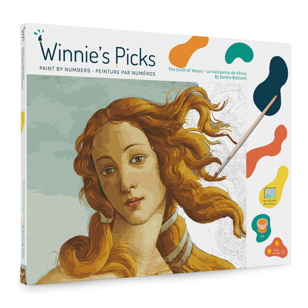 Winnie's Picks Adult Paint By Numbers Acrylic Set Fleur De Lis WP49