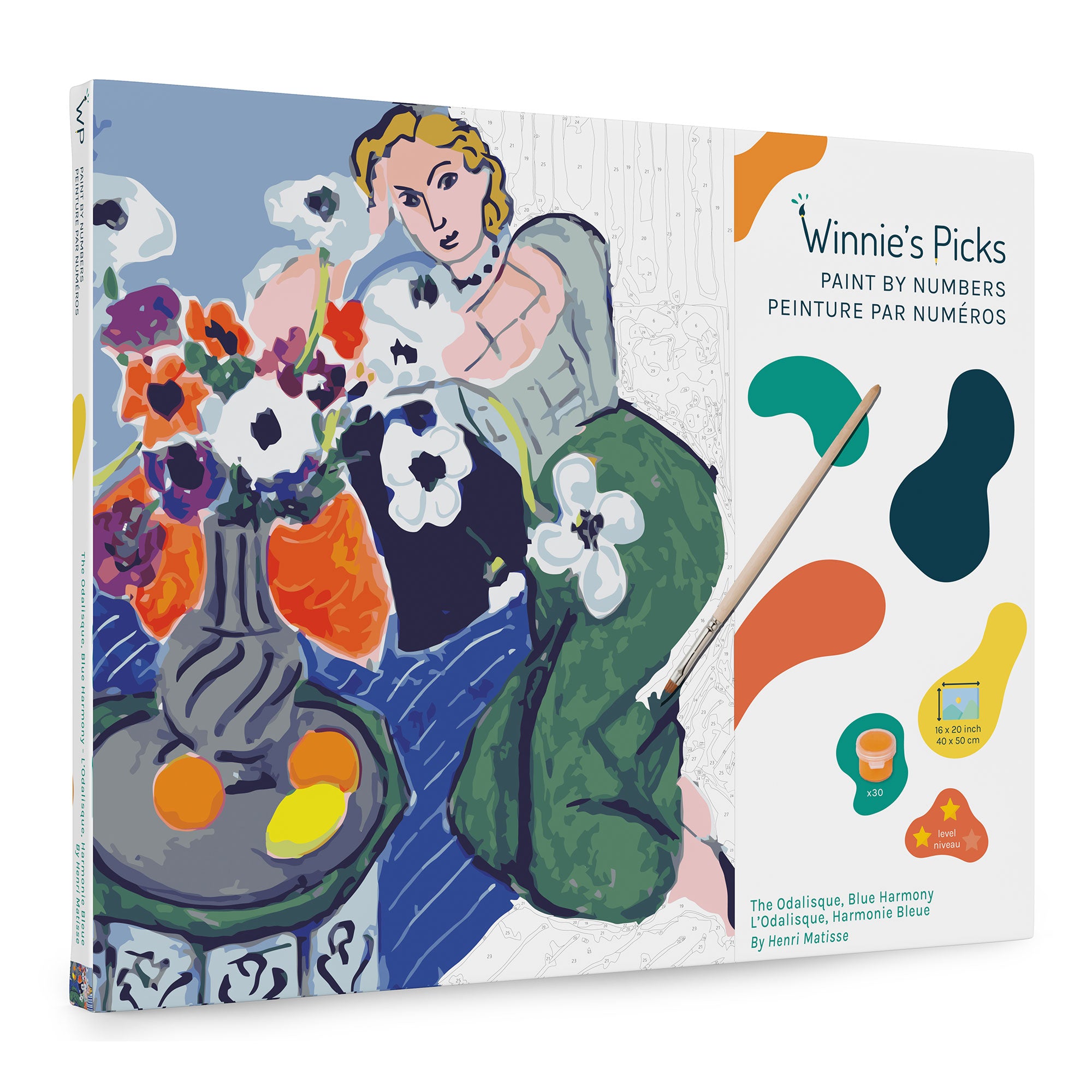 Number Painting for Adults Blue Eyes Painting by Henri Matisse Paint by  Numbers Kit for Kids and Adults