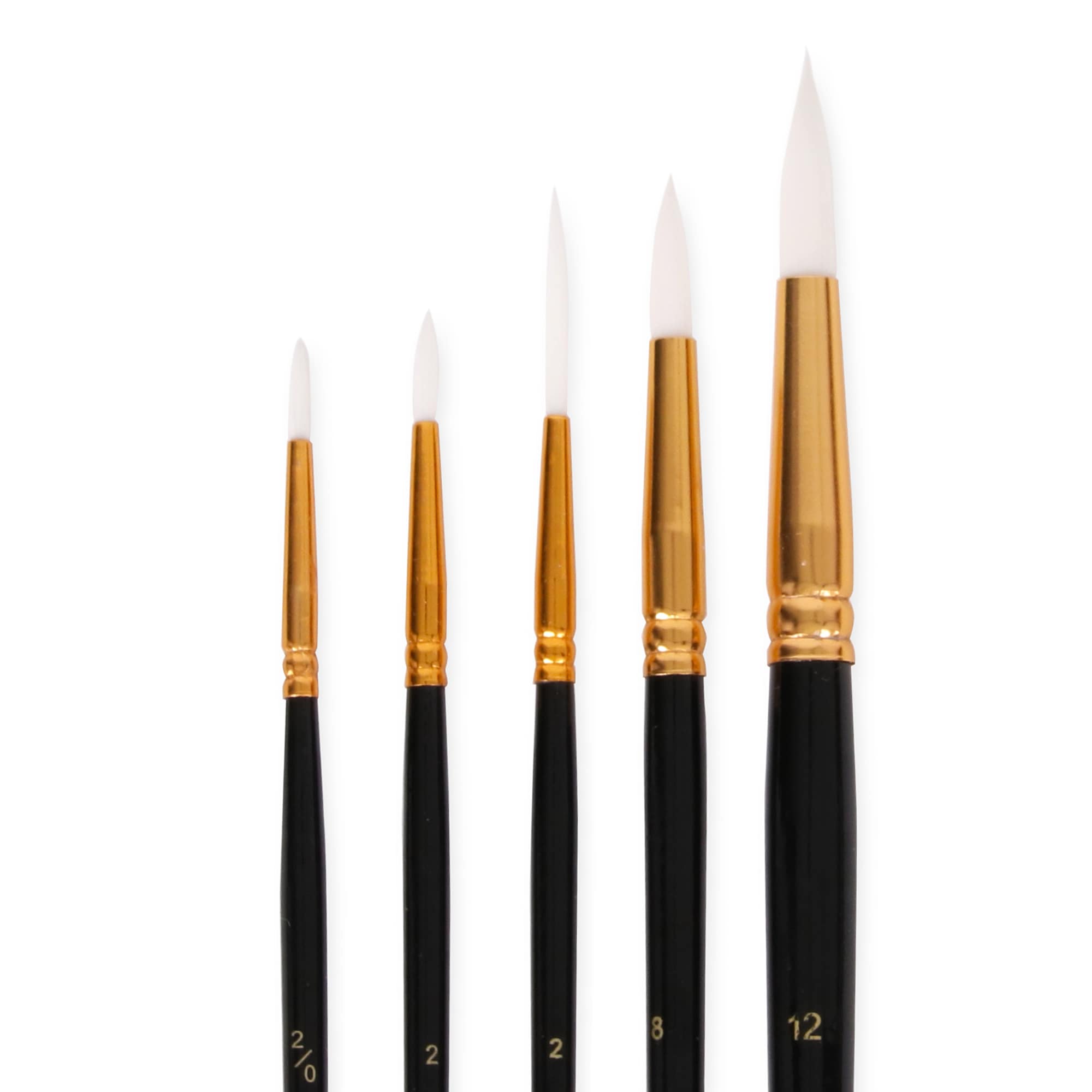 Emraw Oil Paint Brush Set Assorted Size 2pk Nail Art Brush 18pc Drawing Pen  