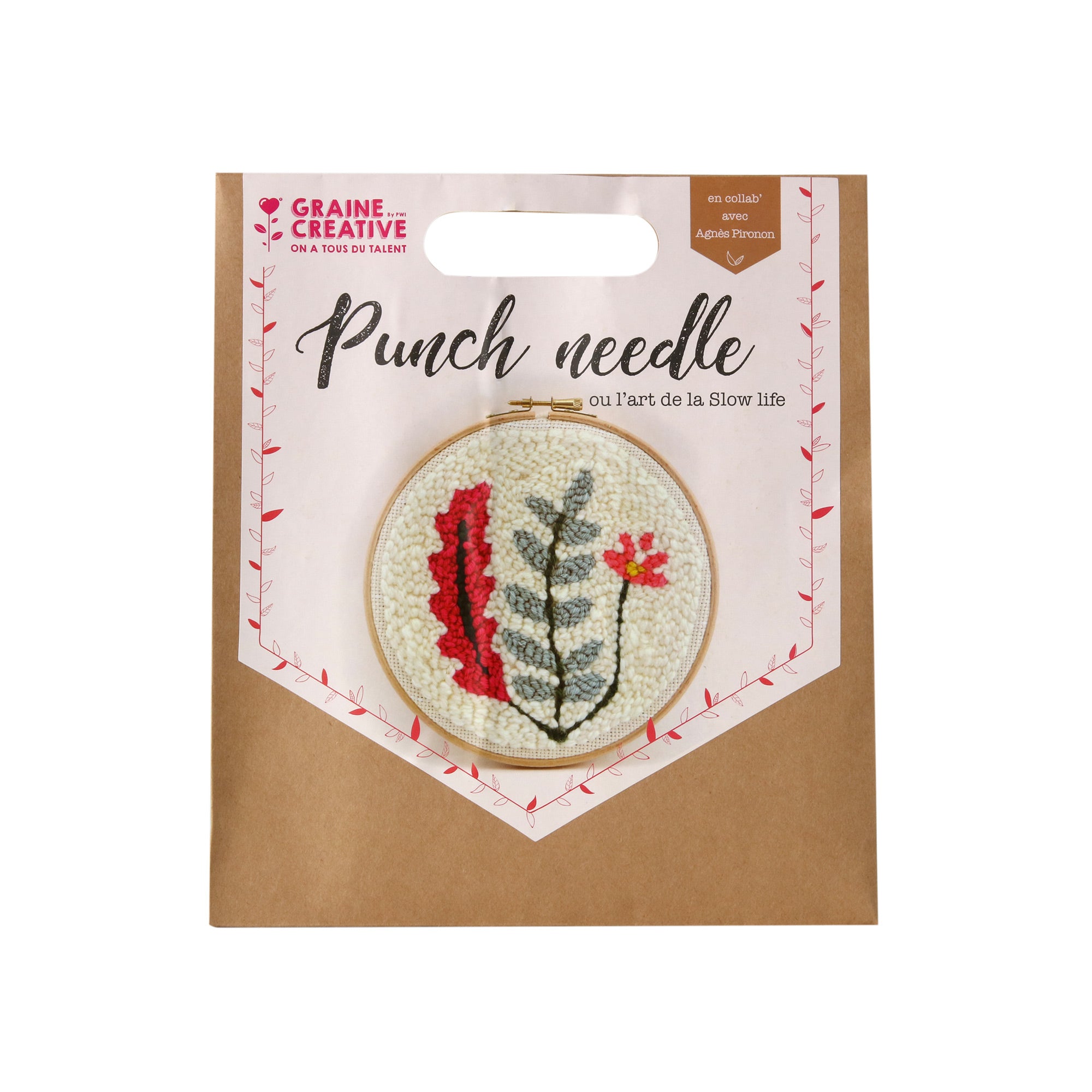 Aiguille à broder interchangeable (punch needle broderie) - Metro