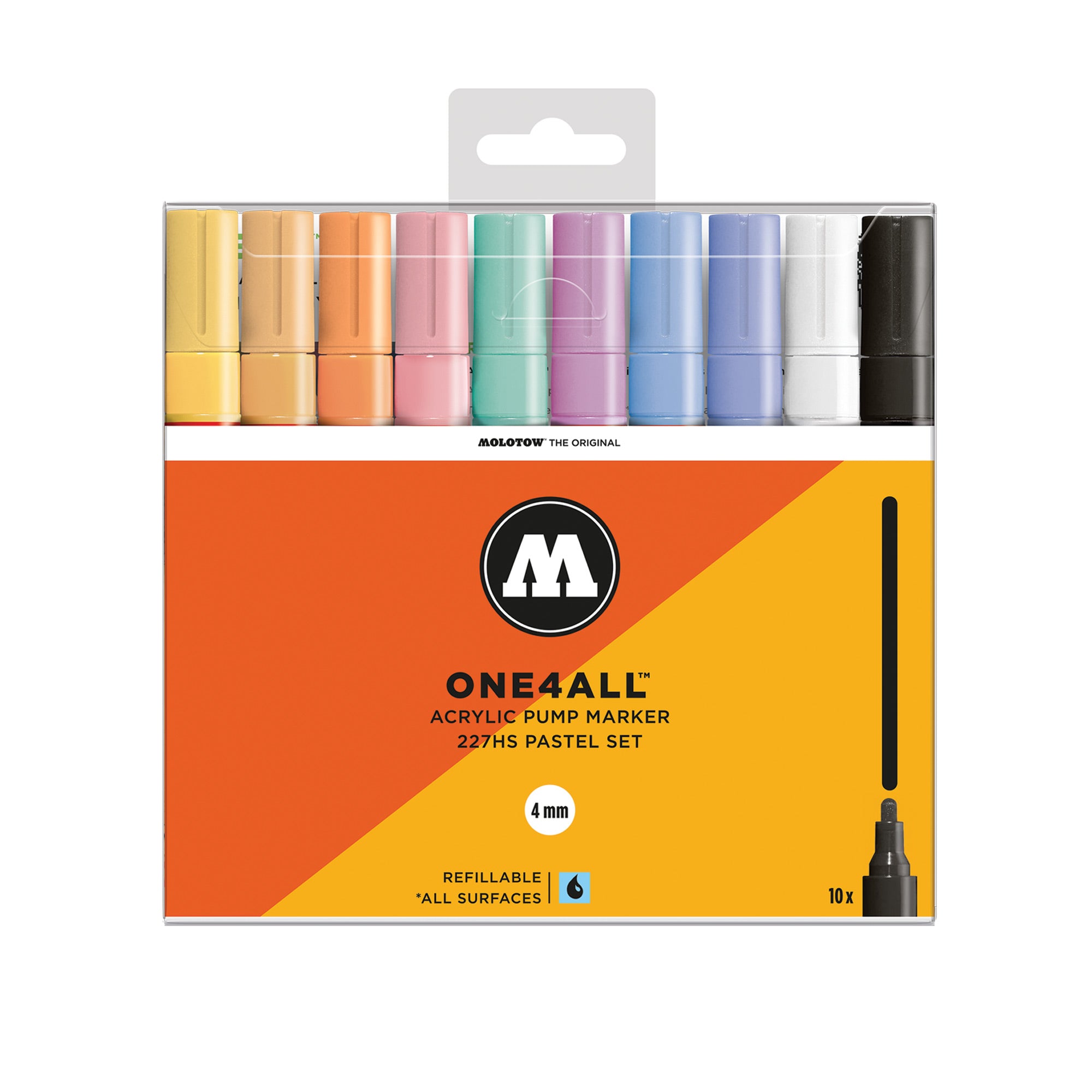 50-Pack One4All Acrylic Twin Markers - 1.5 and 2.4 mm