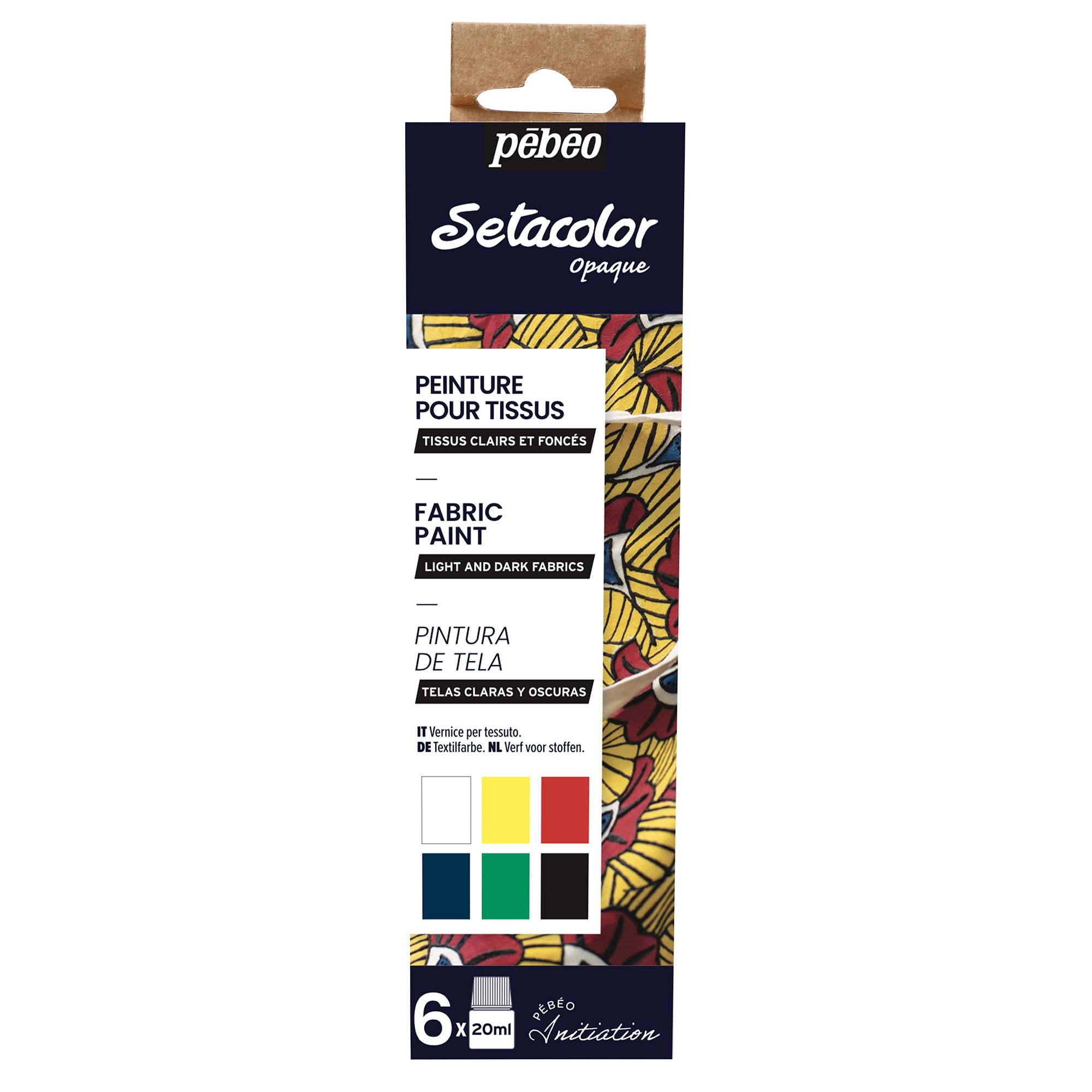 Set of permanent fabric markers