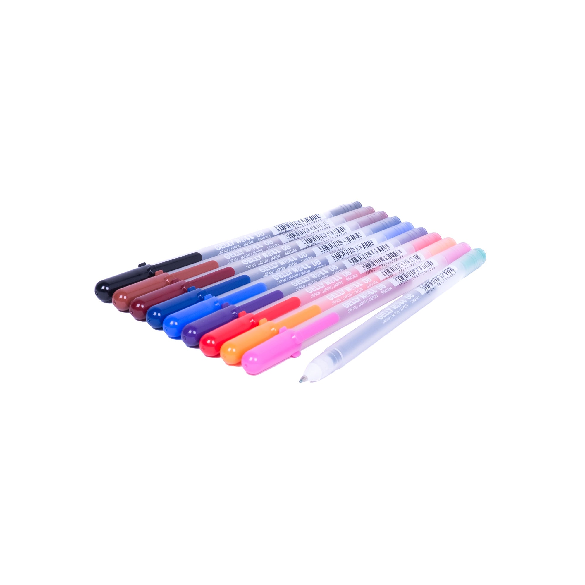 Gelly Roll Glaze Pens assorted basic colors, set of 10
