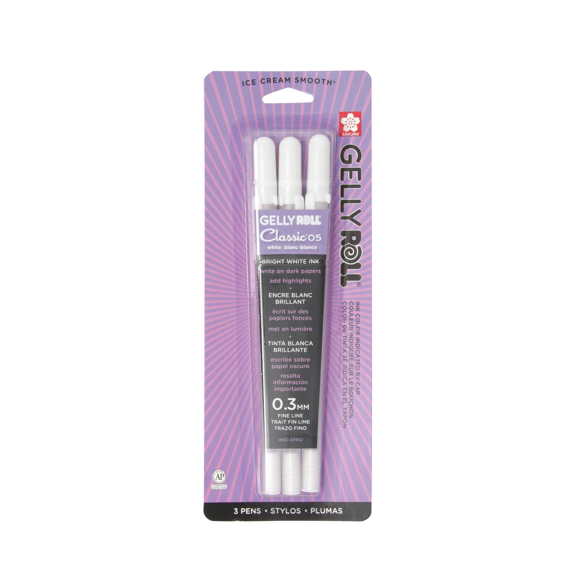 Classic White Gelly Roll Pens