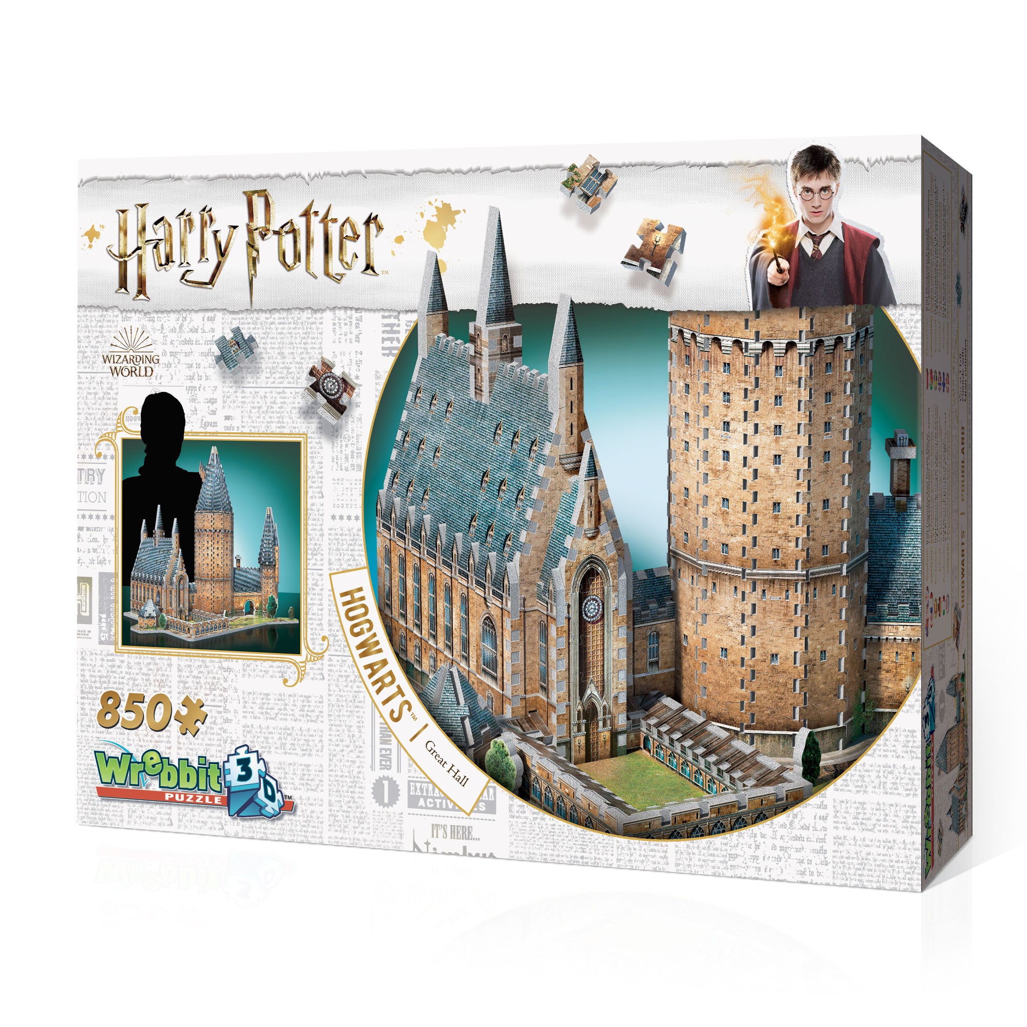 Puzzle 3D Terrier - Maison des Weasley - 3 Reliques Harry Potter