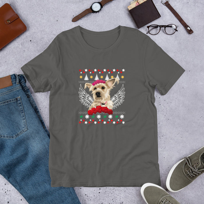 Christmas Dog Unisex t-shirt Simple Things