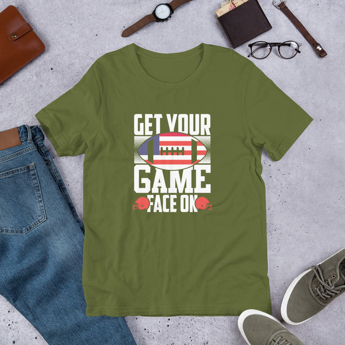 Get Your Game Face On Unisex t-shirt Simple Things