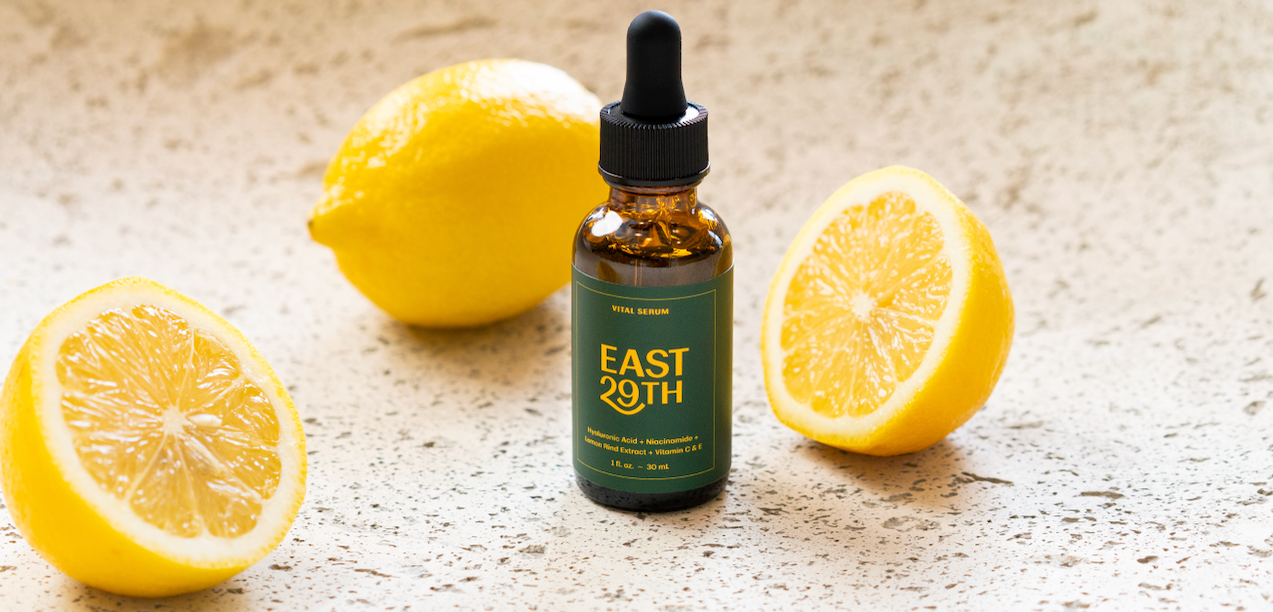 citrons tranchés et soins naturels de la peau