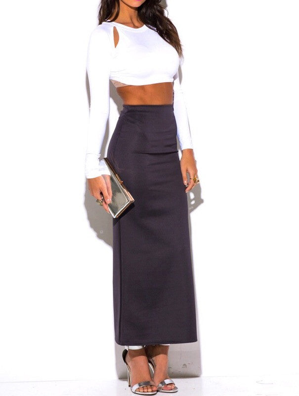 long pencil skirt