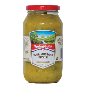 Spring Gully Sour Mustard Pickle 500g