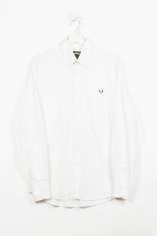 BeThrifty Fred Perry Hemd Weiss
