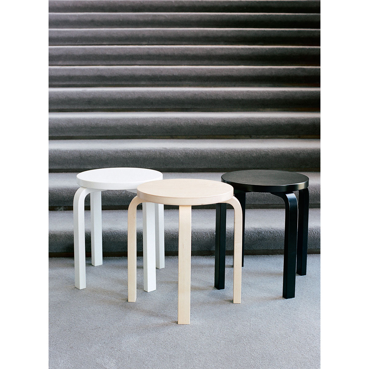 卓越 artek スツール Vitra 60 ホワイトラッカー アルテック tdh