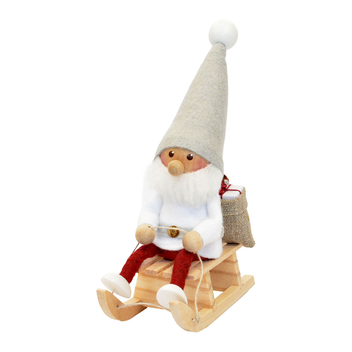 NORDIKA nisse ノルディカ ニッセ クリスマス 木製人形（そりに乗るサンタ / サイレントナイト）｜北欧雑貨