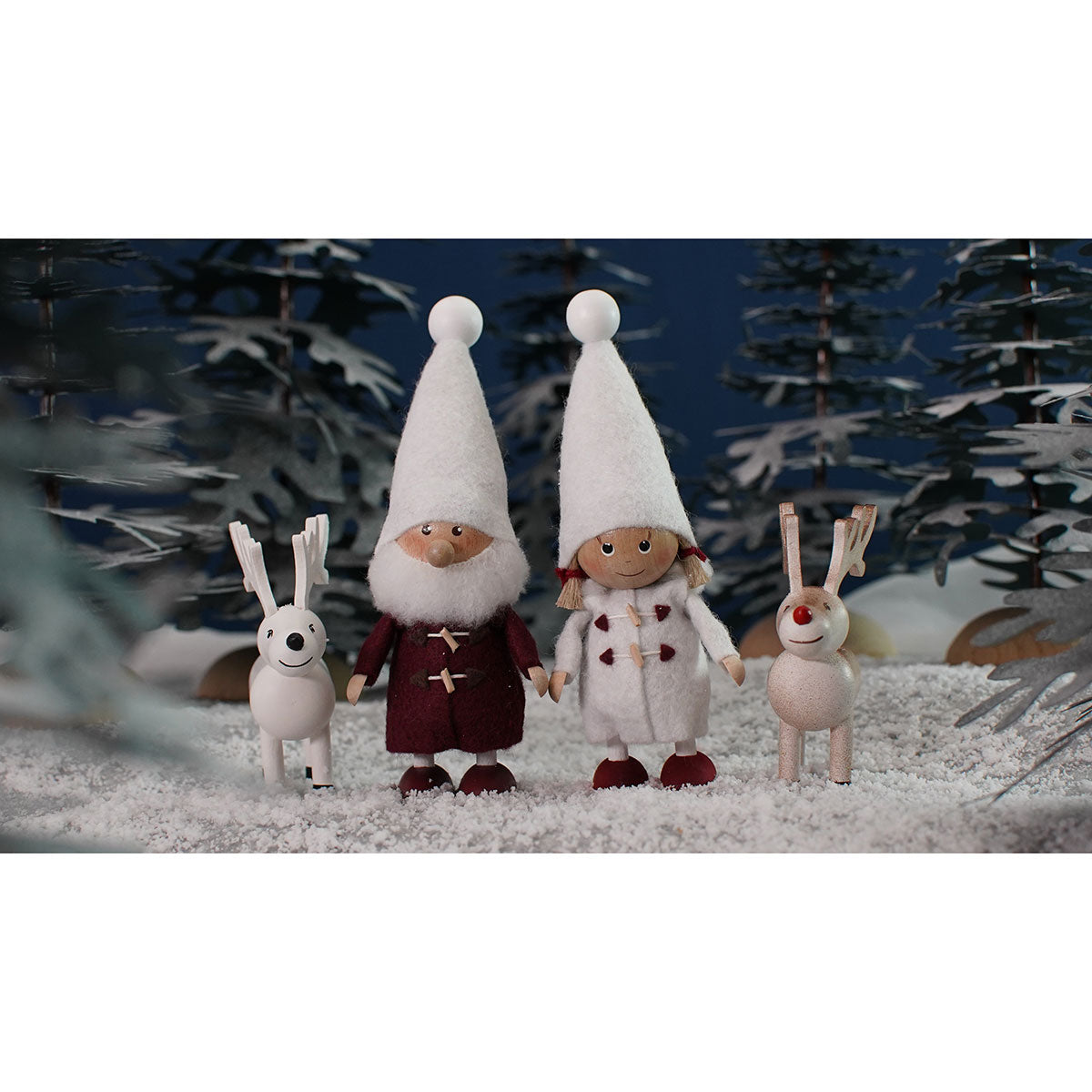 Nordika Nisse ノルディカ ニッセ クリスマス 木製人形 トナカイ ブラウン 北欧雑貨