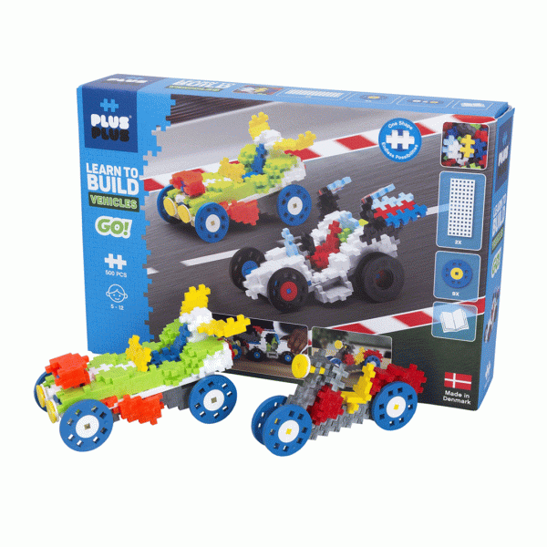 PLUS PLUS LEARN TO BUILD VEHICLES