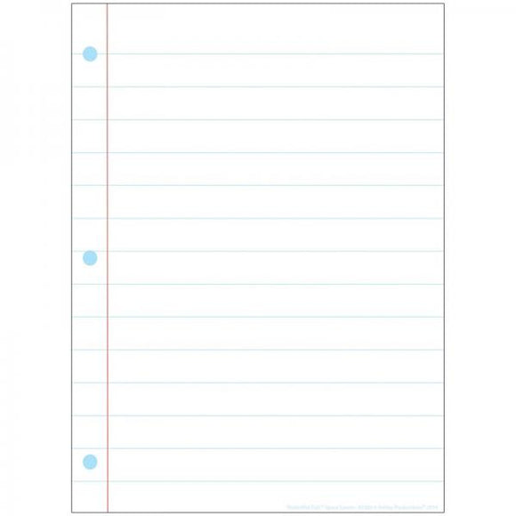 SMART POLY SPACE SAVER WHITE NOTEBOOK PAPER