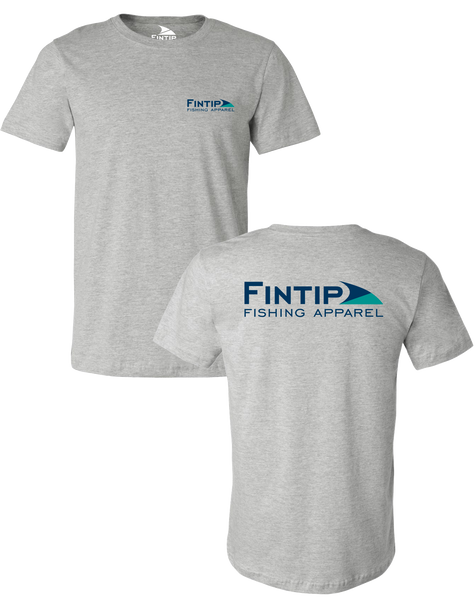 Fintip Logo T-Shirt (Heavy Duty) - Sport Grey