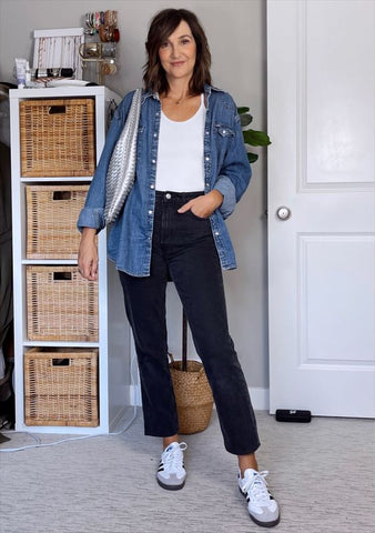 cropped flare jean menlyn style challenge
