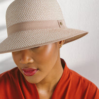 FBD288-ANNA BUCKET-BEIGE SUNHAT