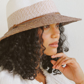 FTM503-TINA FEDORA-MUSHROOM SUNHAT