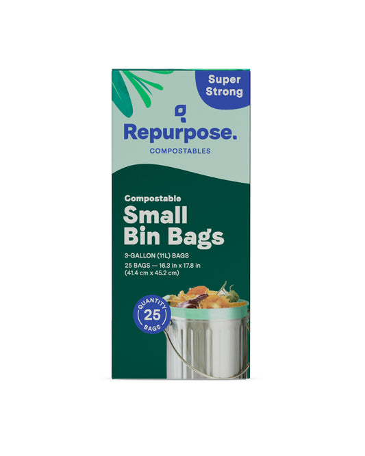 Compostable Tall Kitchen Garbage Bags, 13 Gallon | Free The Ocean