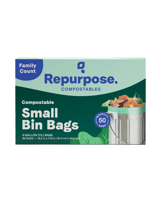 Hippo Sak 13 Gallon Blue Recycling Bags with Handles