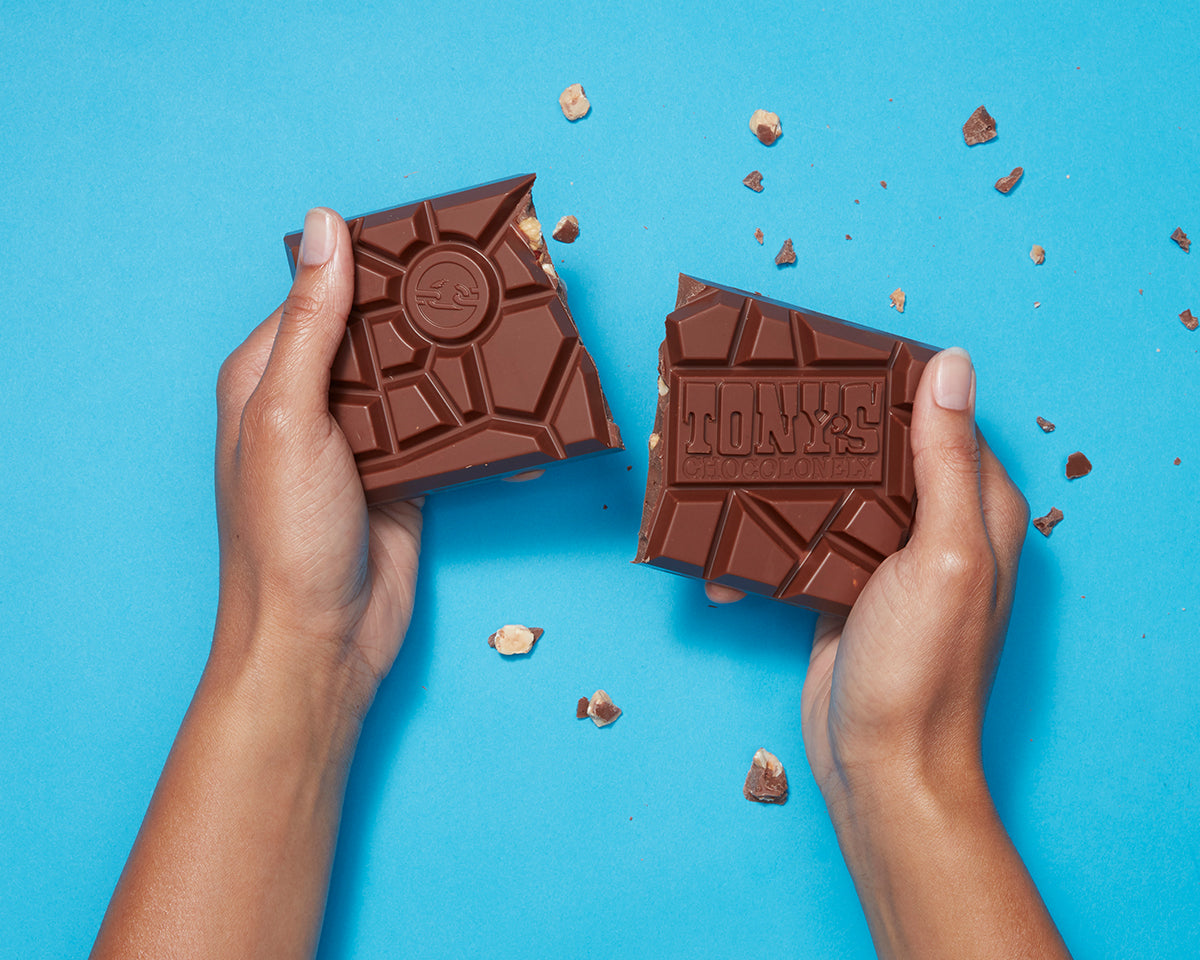 Promo image from Tony's Chocolonely
