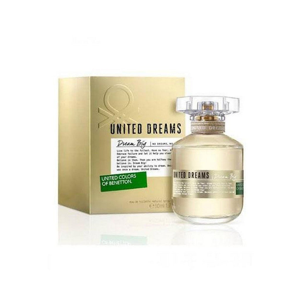 SET - United Dreams Dream Big by Benetton for men Eau De Toilette Spray 100  ml