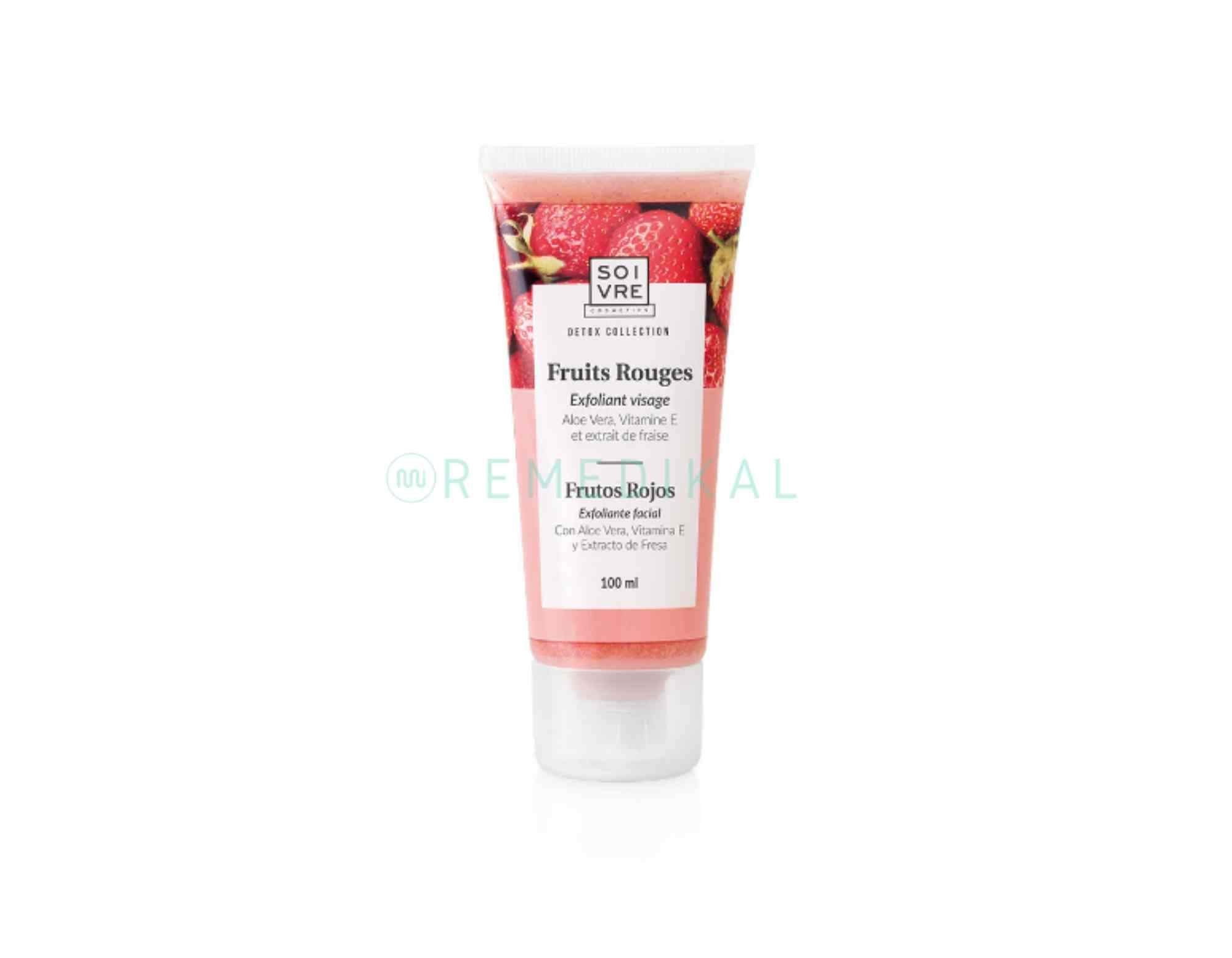 SOIVRE EXFOLIANTE FACIAL DE FRUTOS ROJOS 100ML - GoodFarma