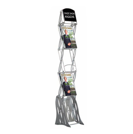 POSTO-STAND™ 24x36 Slide-in Sign Stand w Brochure Holders (TWO SIDED) –  FloorStands